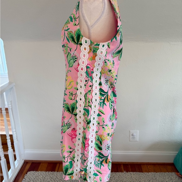 Lilly Pulitzer Mila Pink Floral Sheath Dress Size 10 - Picture 5 of 9